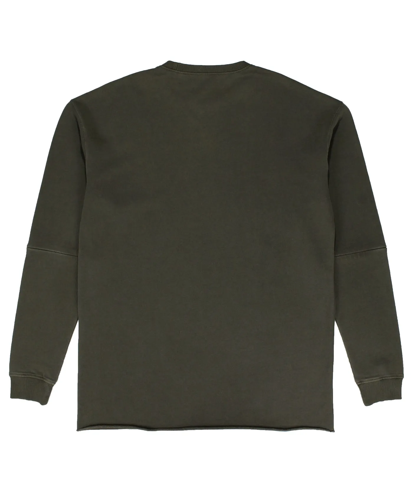 Zip Off Oversized Crew Sweater